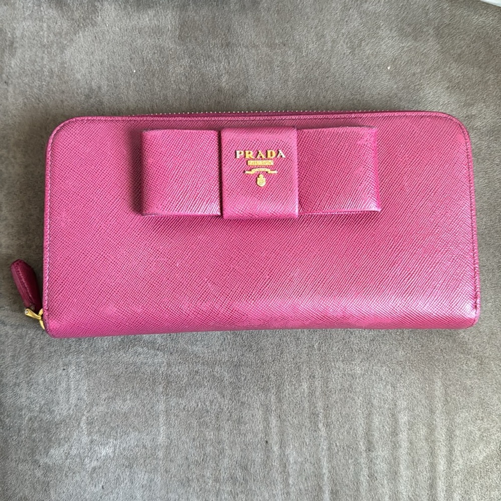 Prada Saffiano Long Wallet